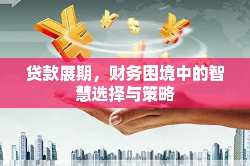 开平贷款展期，财务困境中的智慧选择与策略