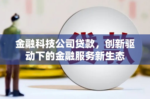 开平金融科技公司贷款，创新驱动下的金融服务新生态