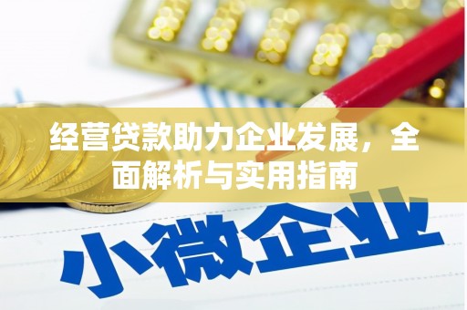 开平经营贷款助力企业发展，全面解析与实用指南