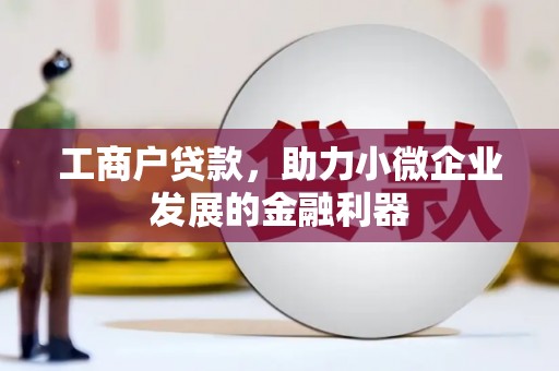 开平工商户贷款，助力小微企业发展的金融利器