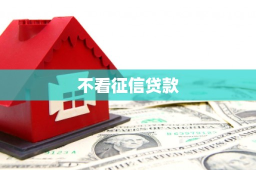开平不看征信贷款