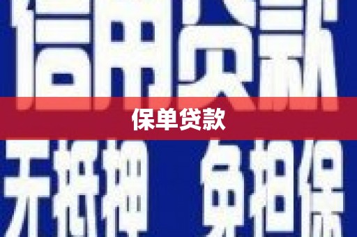 开平保单贷款