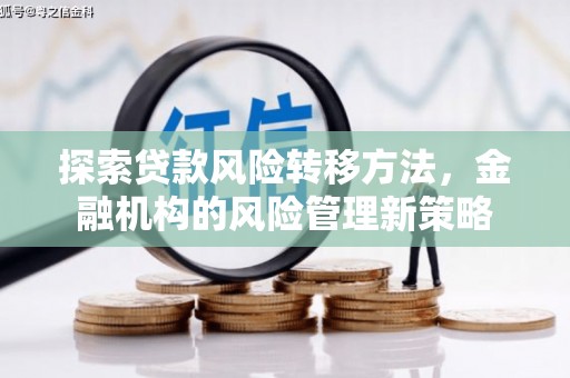 开平探索贷款风险转移方法，金融机构的风险管理新策略