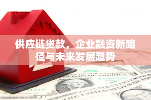 开平供应链贷款，企业融资新路径与未来发展趋势