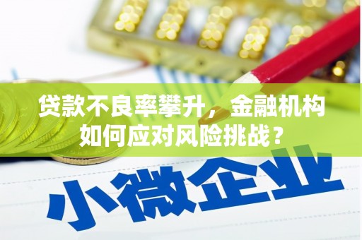 开平贷款不良率攀升，金融机构如何应对风险挑战？