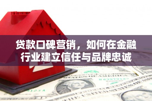 开平贷款口碑营销，如何在金融行业建立信任与品牌忠诚