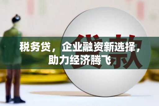 开平税务贷，企业融资新选择，助力经济腾飞