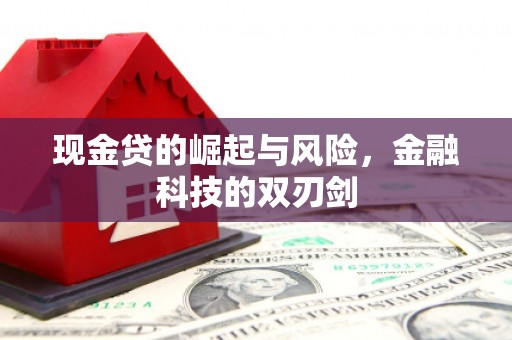 开平现金贷的崛起与风险，金融科技的双刃剑