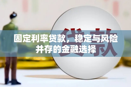 开平固定利率贷款，稳定与风险并存的金融选择