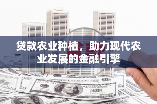开平贷款农业种植，助力现代农业发展的金融引擎