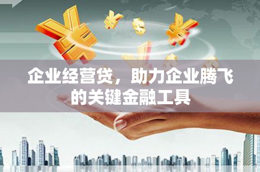 开平企业经营贷，助力企业腾飞的关键金融工具