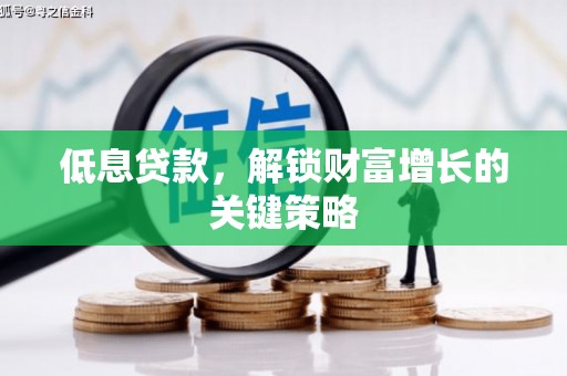 开平低息贷款，解锁财富增长的关键策略