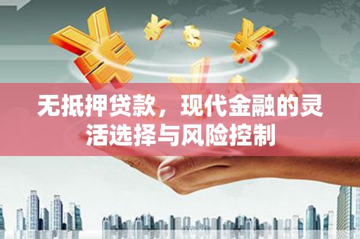 开平无抵押贷款，现代金融的灵活选择与风险控制