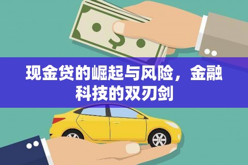 开平现金贷的崛起与风险，金融科技的双刃剑