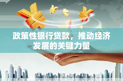 开平政策性银行贷款，推动经济发展的关键力量