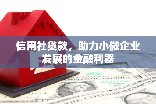 开平信用社贷款，助力小微企业发展的金融利器