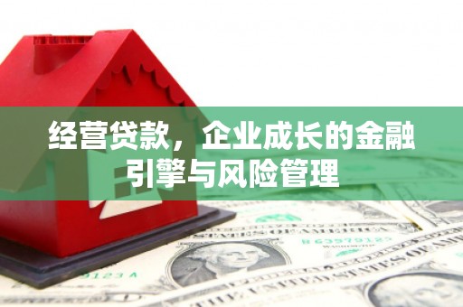 开平经营贷款，企业成长的金融引擎与风险管理